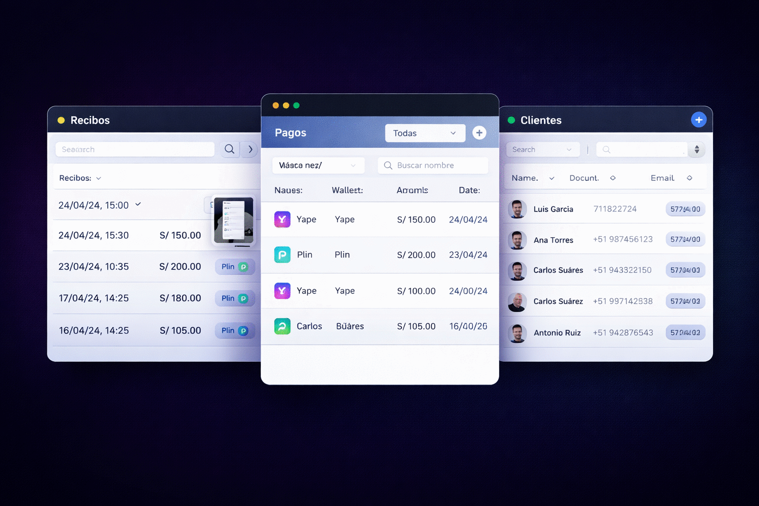 Ejemplo de funciones del CRM para WhatsApp